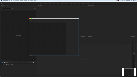 Customizing panels in Premiere Pro